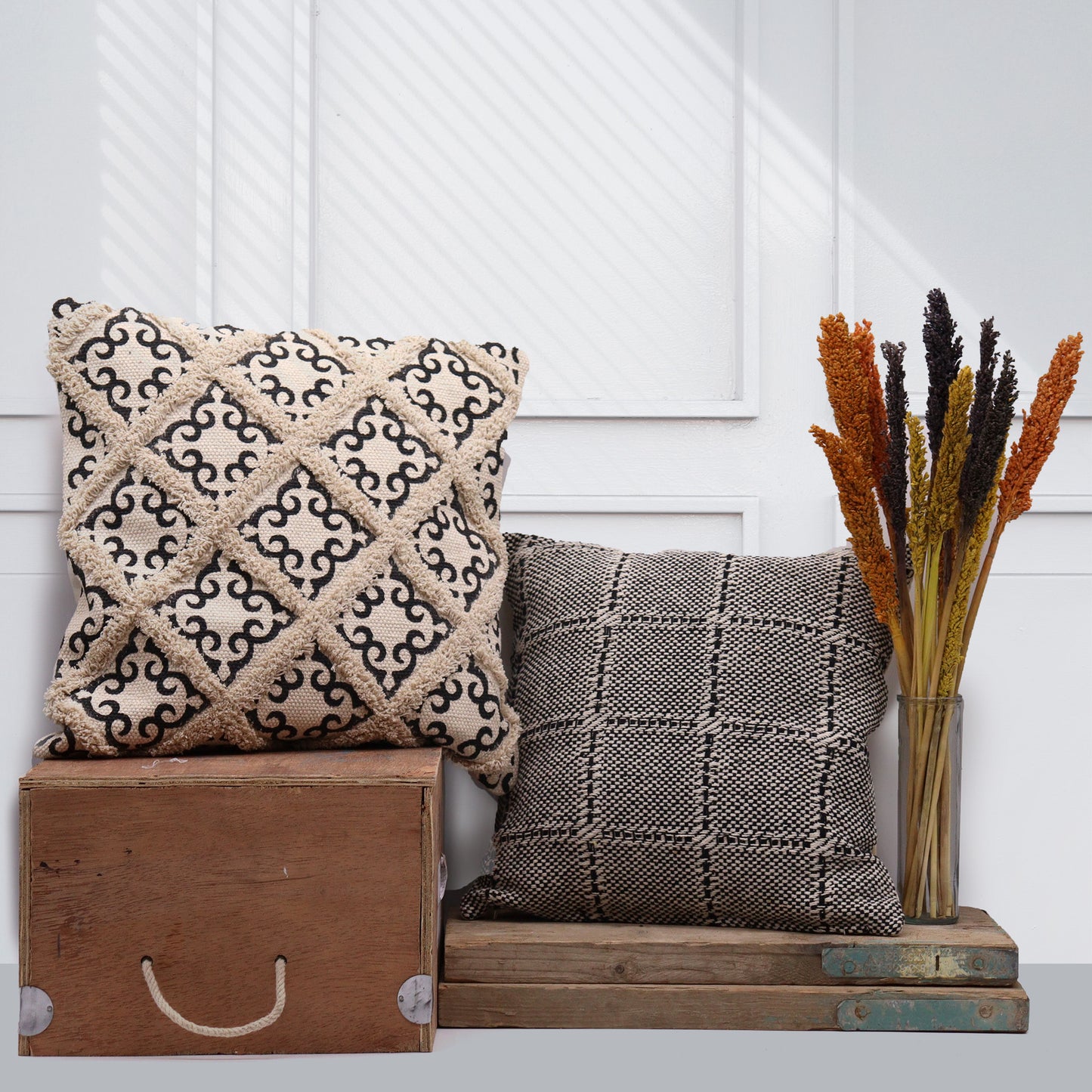 Classic Cushion Cover - Tribal Design - 45x45cm